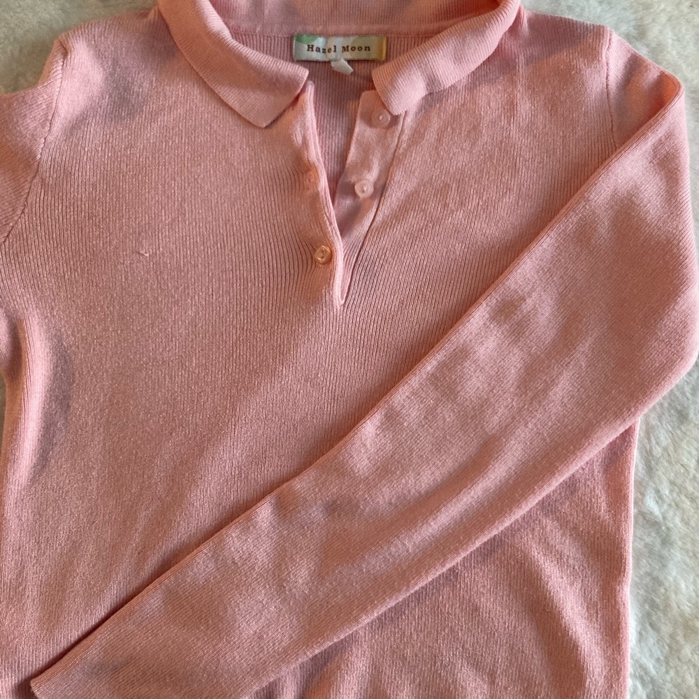 Cute pink long sleeve shirt